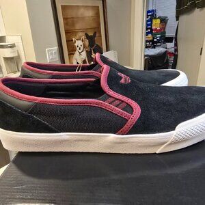 Adidas Shmoofoil Skateboarding Shoes - Core Black / Shadow Red JQ1044 Mens 10.5